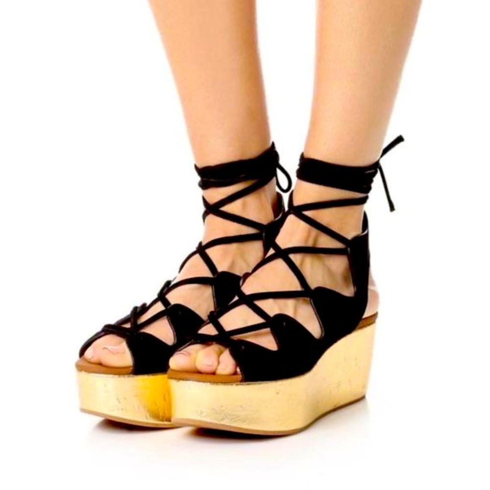 See By Chloe Liana Lace Up Platform Sandal